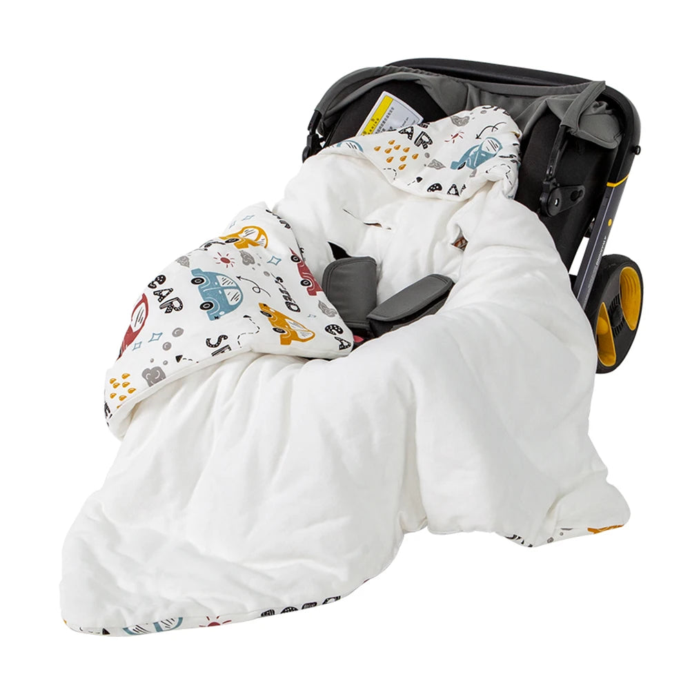 Poncho voiture étoilé pour bébé