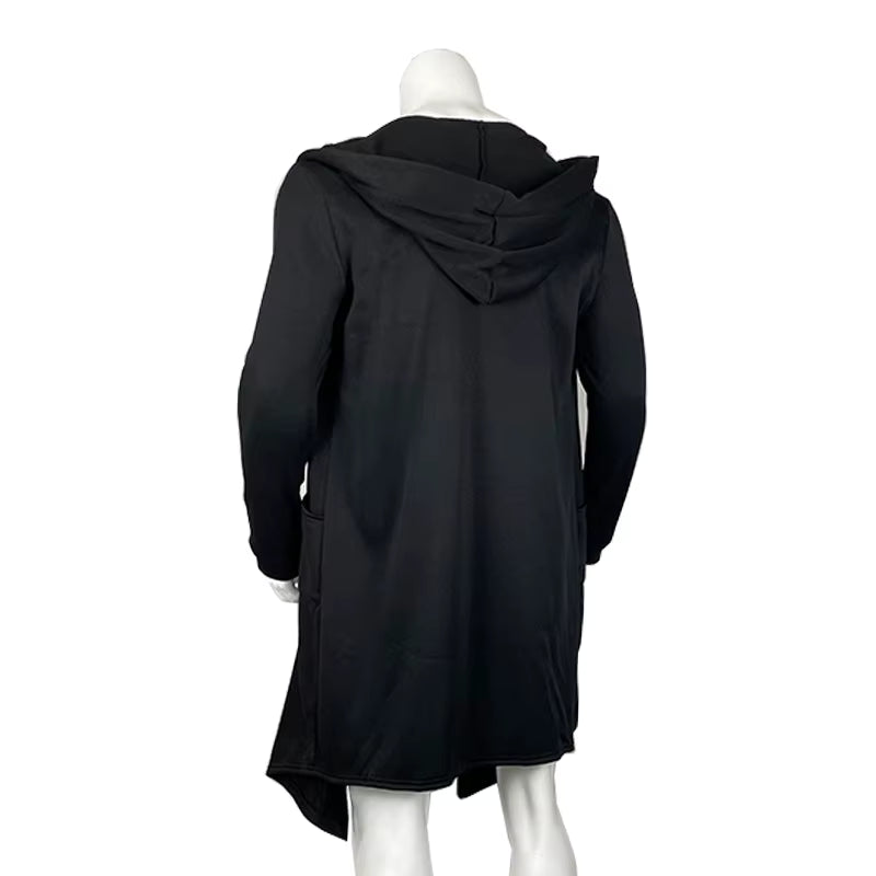 Poncho homme d'hiver long par-vent