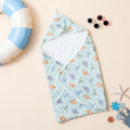 Poncho serviette de bain 100% coton pour bébé design animaux mignons