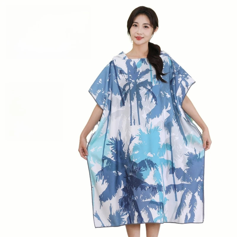 Poncho de surf absorbant