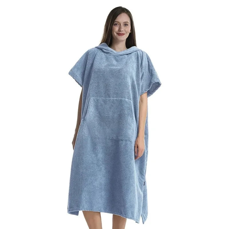 Poncho de plage et bain pour adultes