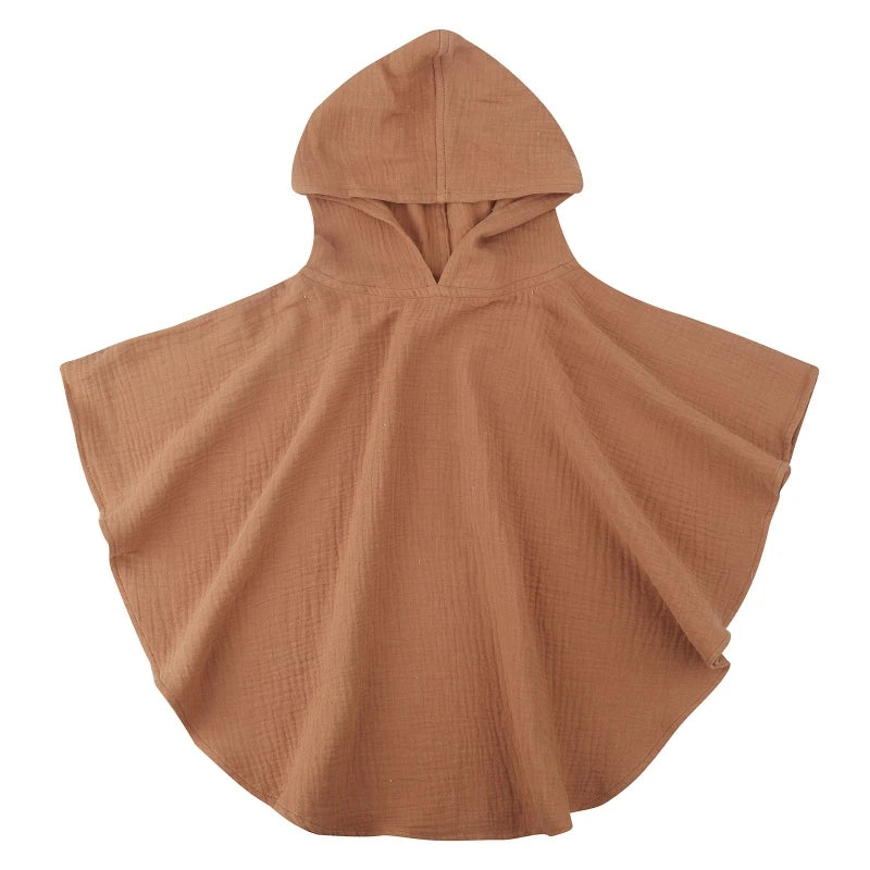 Poncho super absorbant de bain en coton pour bébé