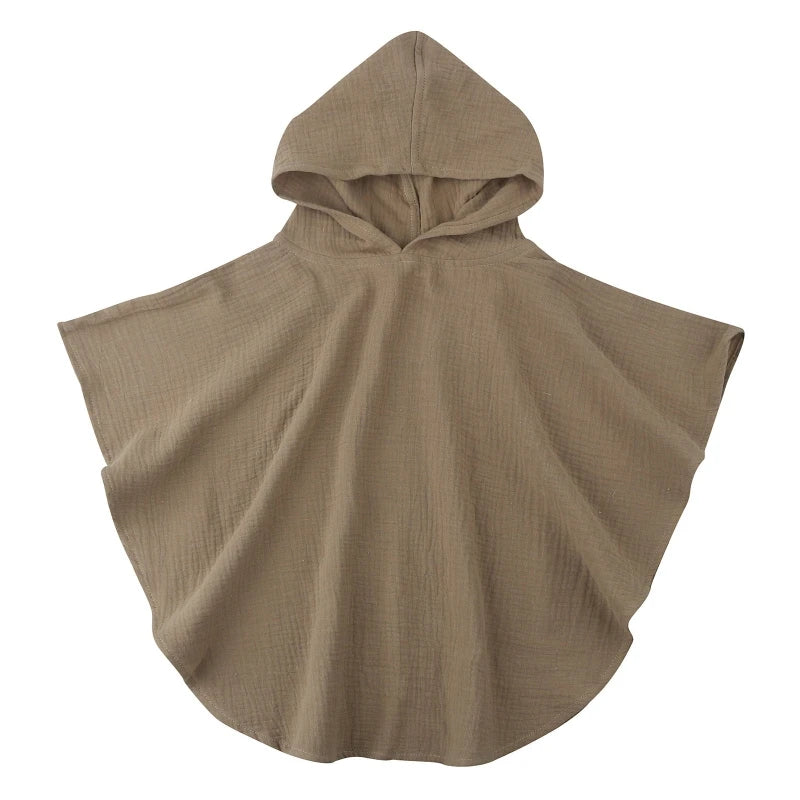 Poncho super absorbant de bain en coton pour bébé