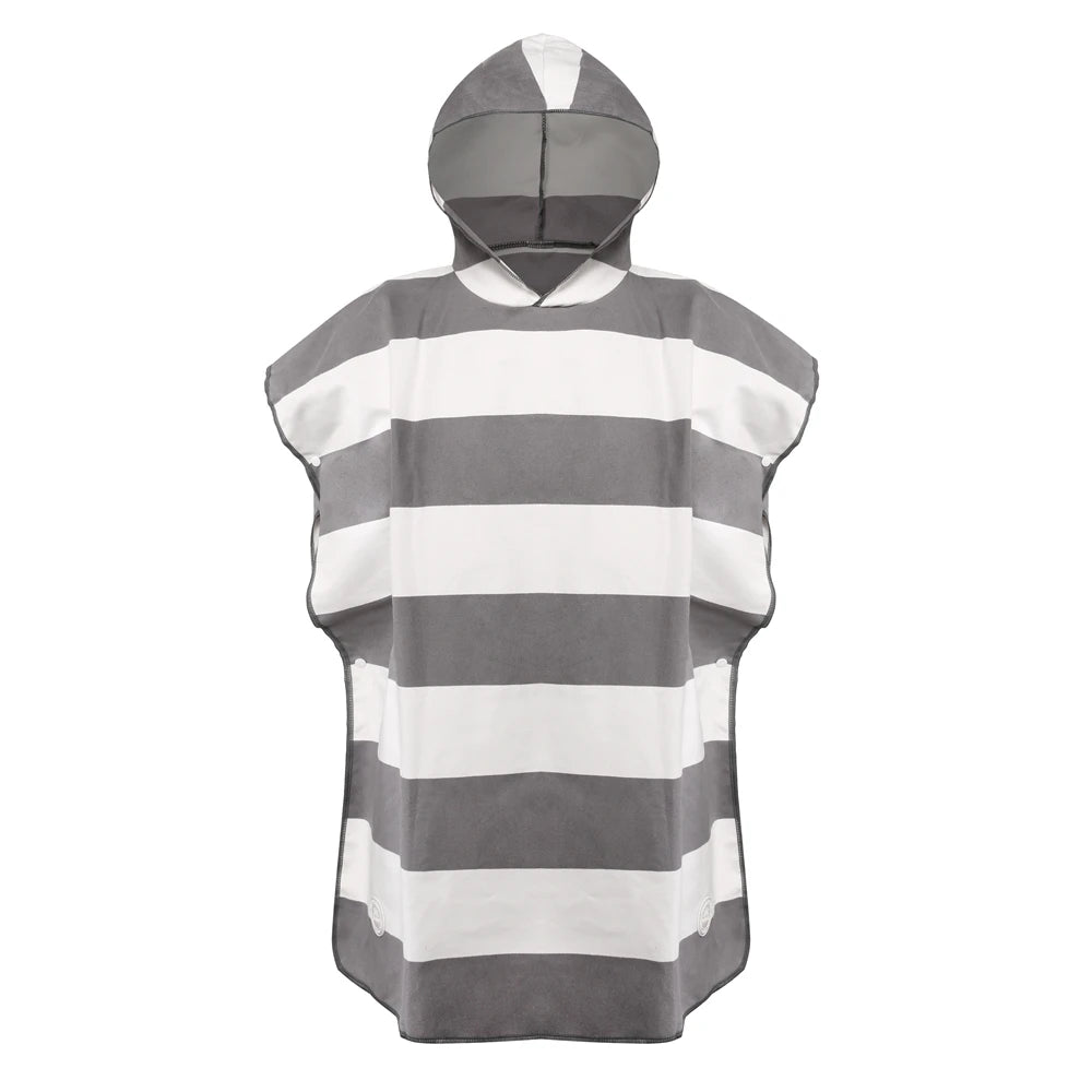 Poncho de surf rayé pour enfant