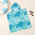 Poncho de bain en microfibre pour enfant
