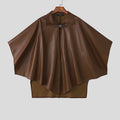 Poncho homme simili-cuir