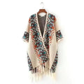 Poncho femme ethno-boho