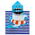 Poncho serviette cartoon de plage pour enfant déguisement