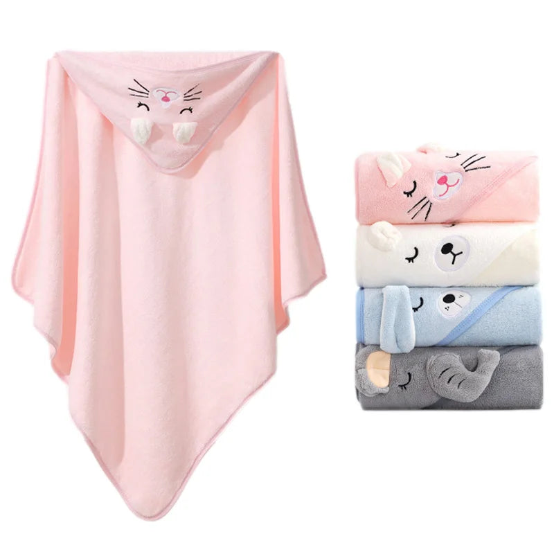 Poncho serviette de bain super mignon pour bébé et enfant
