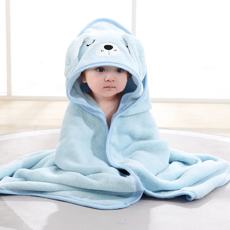 Poncho serviette de bain super mignon pour bébé et enfant