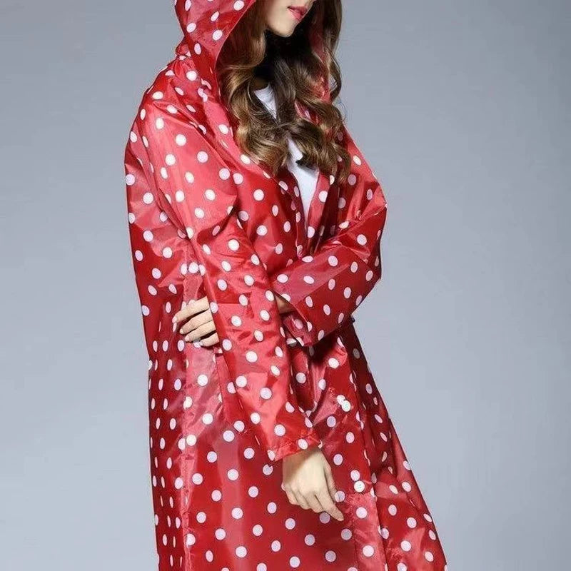 Poncho pluie femme à poids