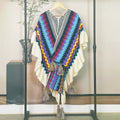 Poncho pour femme bohème old style