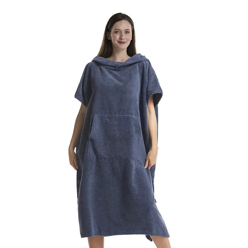 Poncho de plage et bain pour adultes