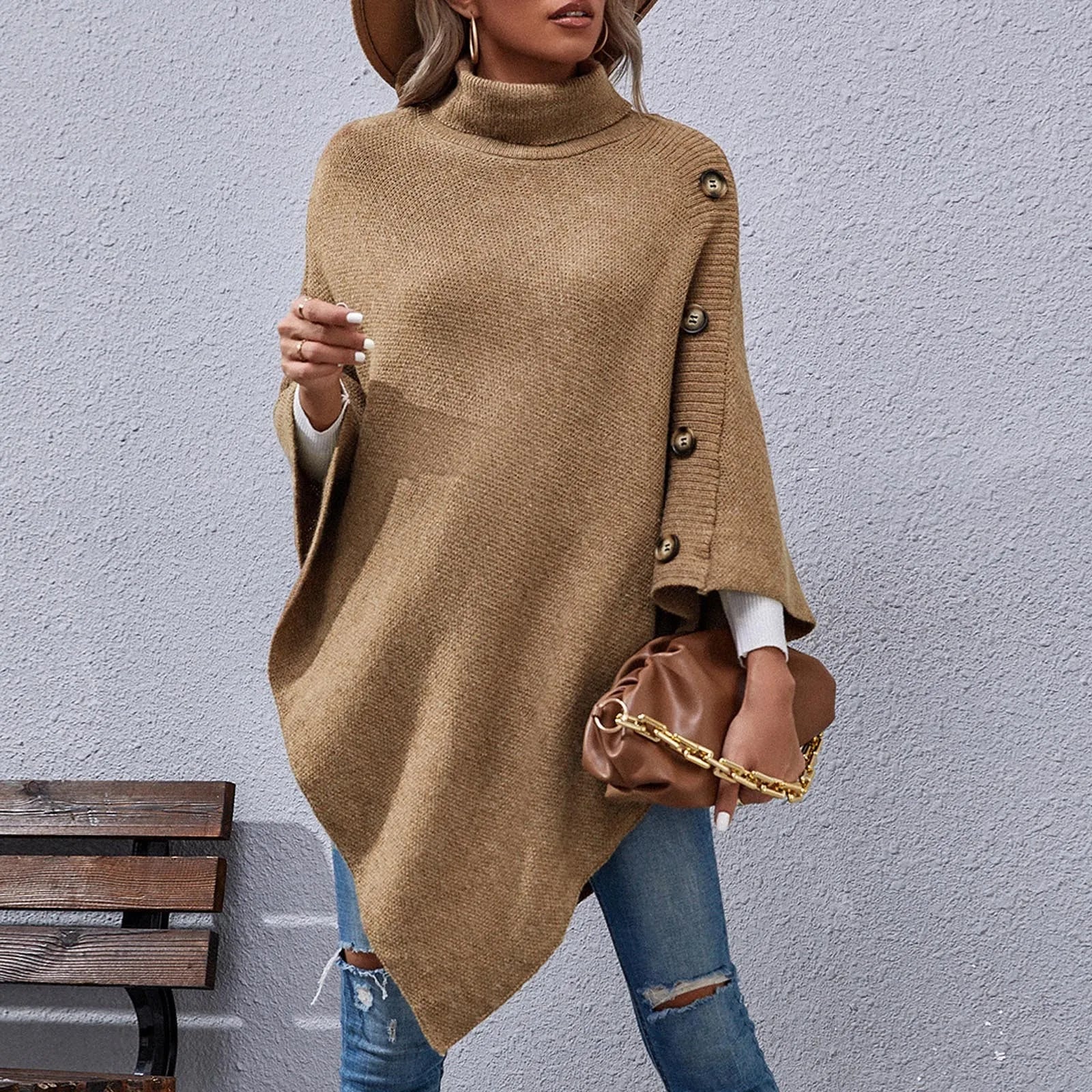 Poncho pour femme élégant