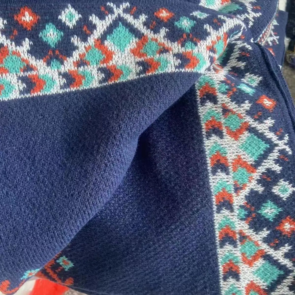 Poncho femme ethno-boho
