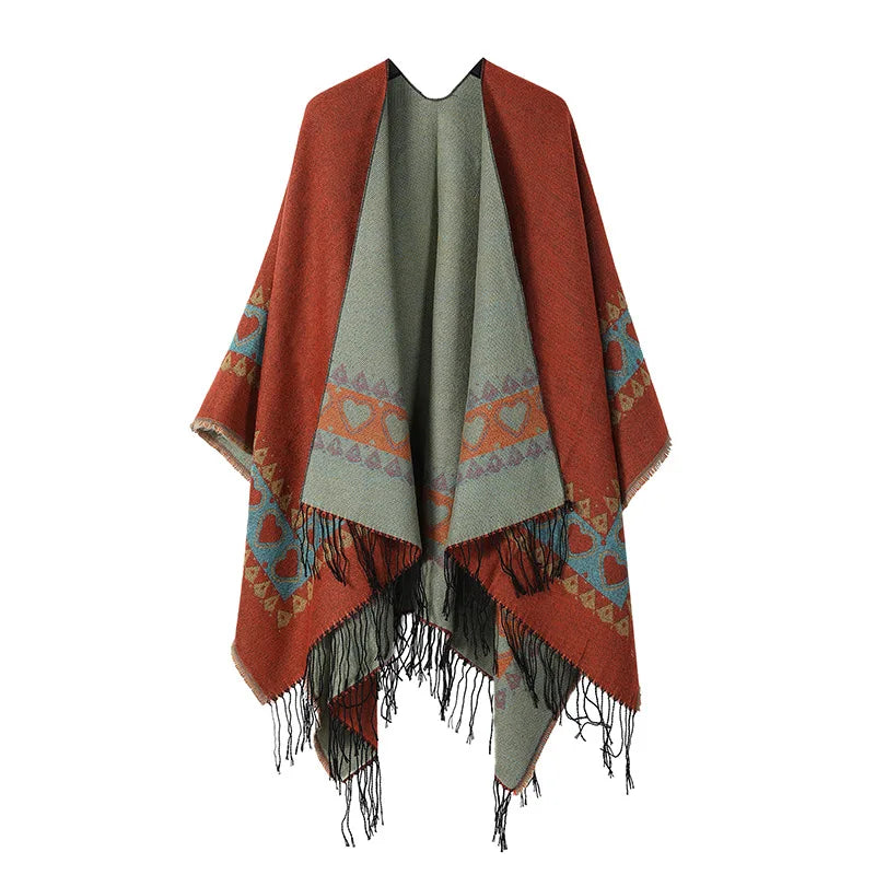 Poncho pour femme vintage