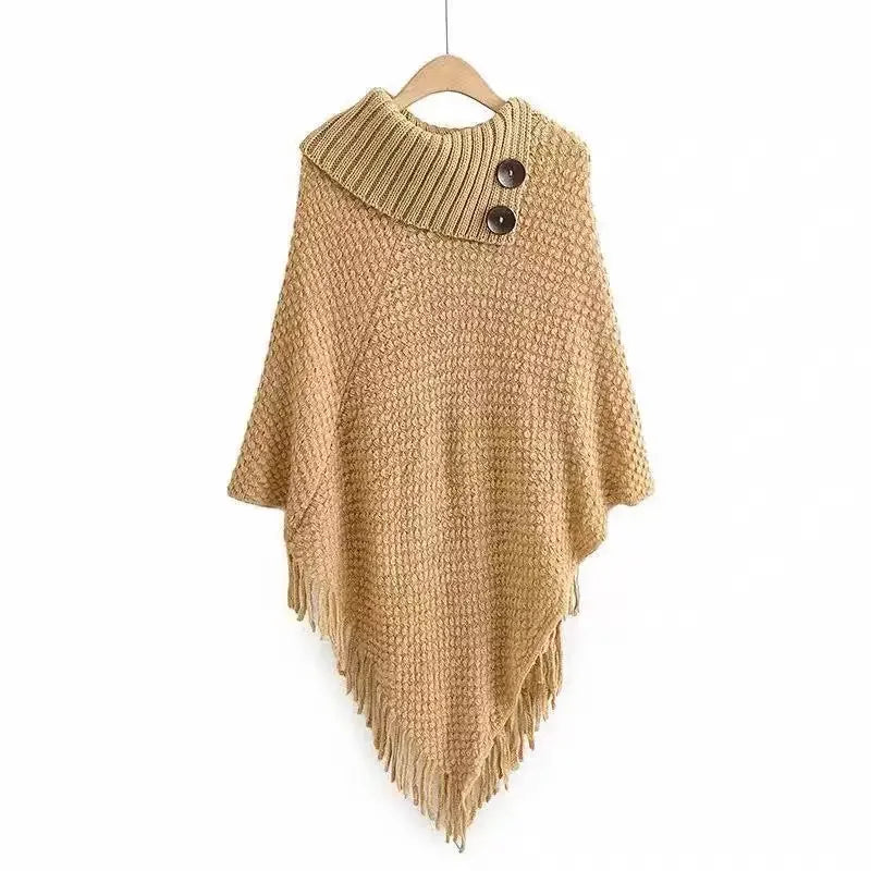 Poncho femme maillage boho