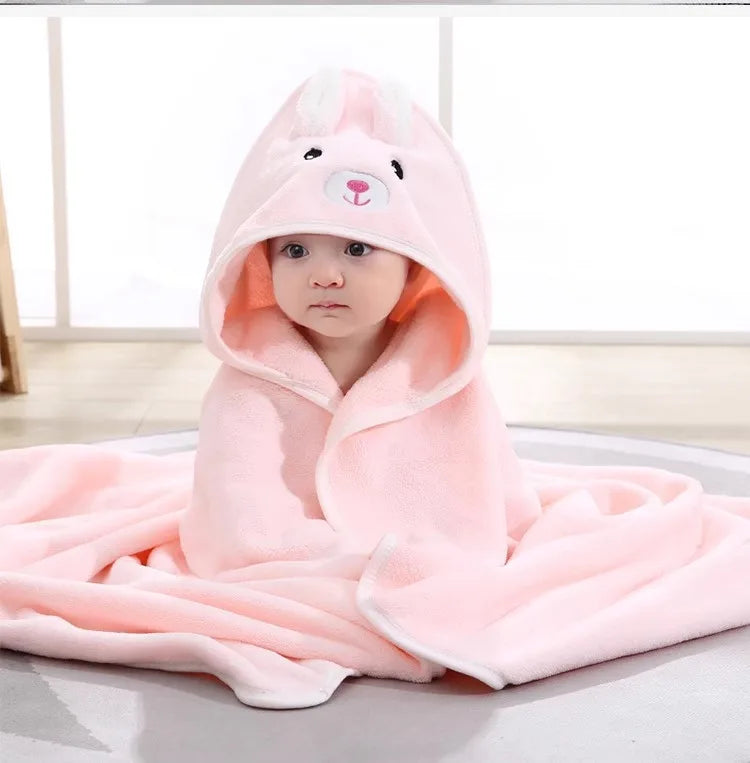 Poncho serviette de bain chaud pour bébé