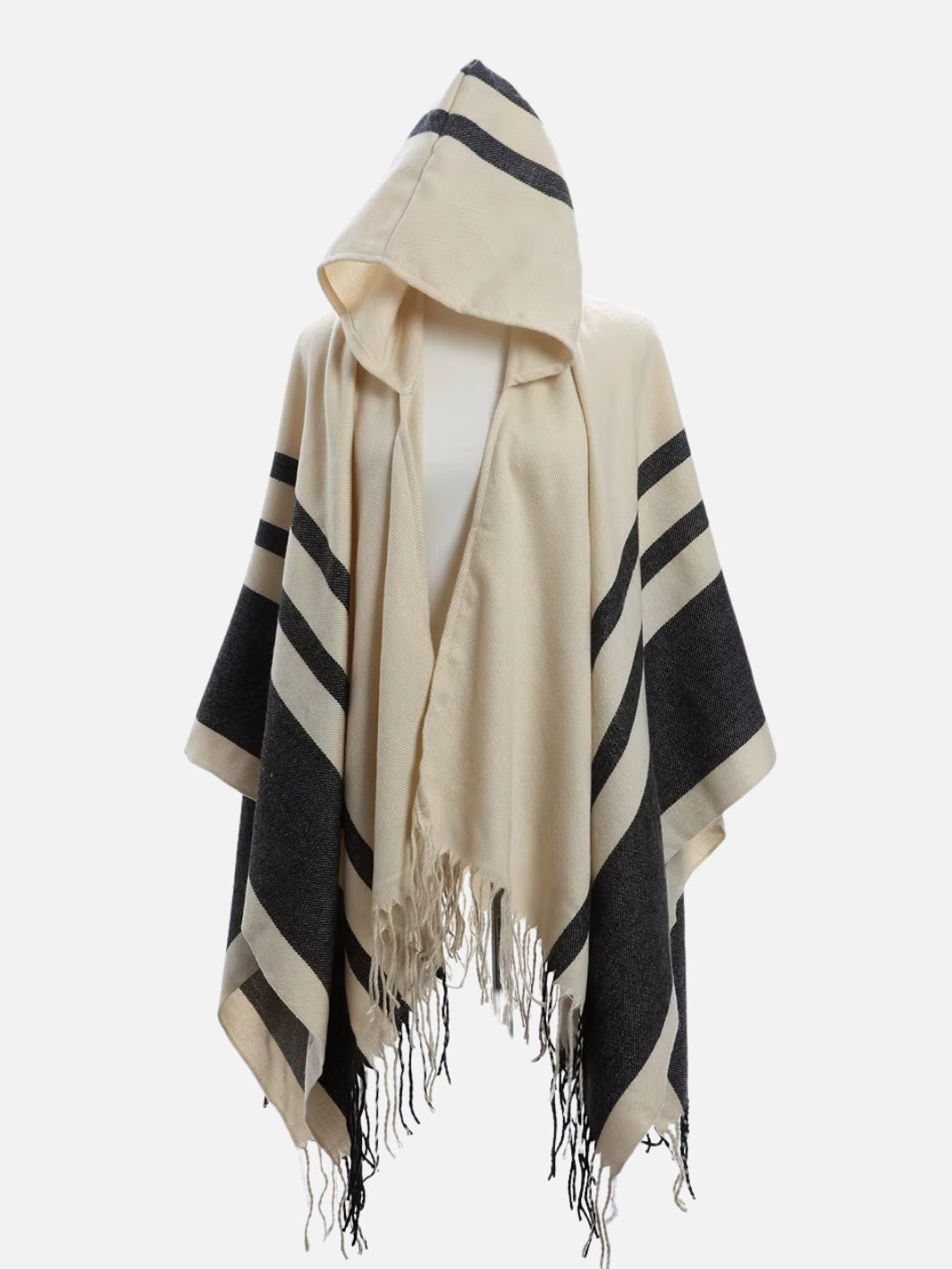 Poncho pour femme avec capuche boho