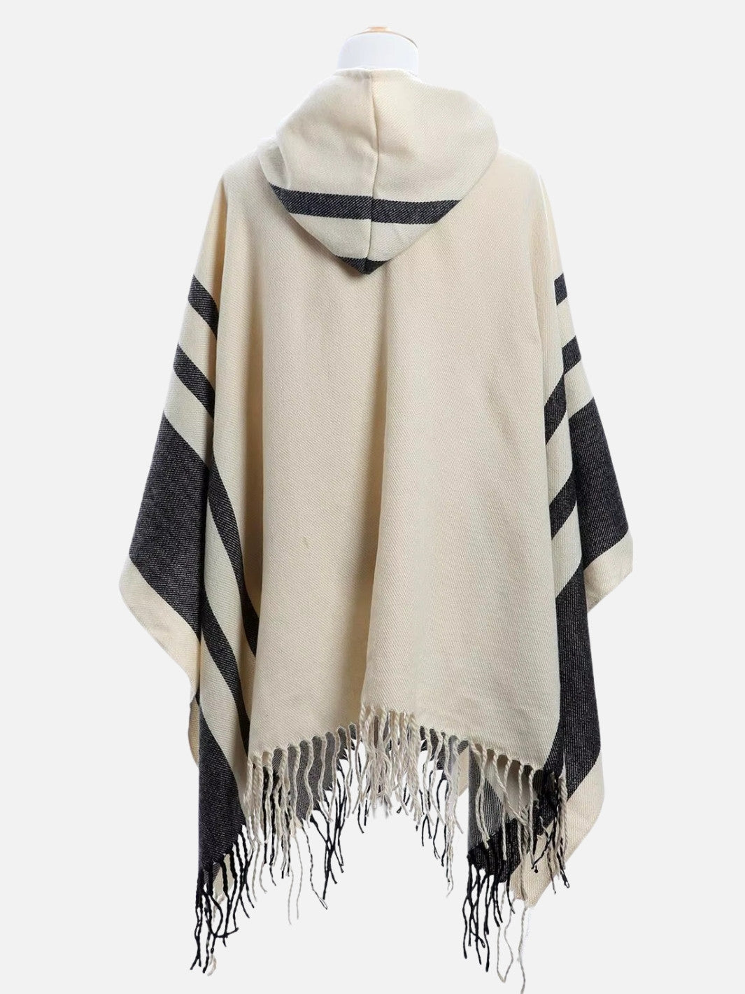 Poncho pour femme avec capuche boho