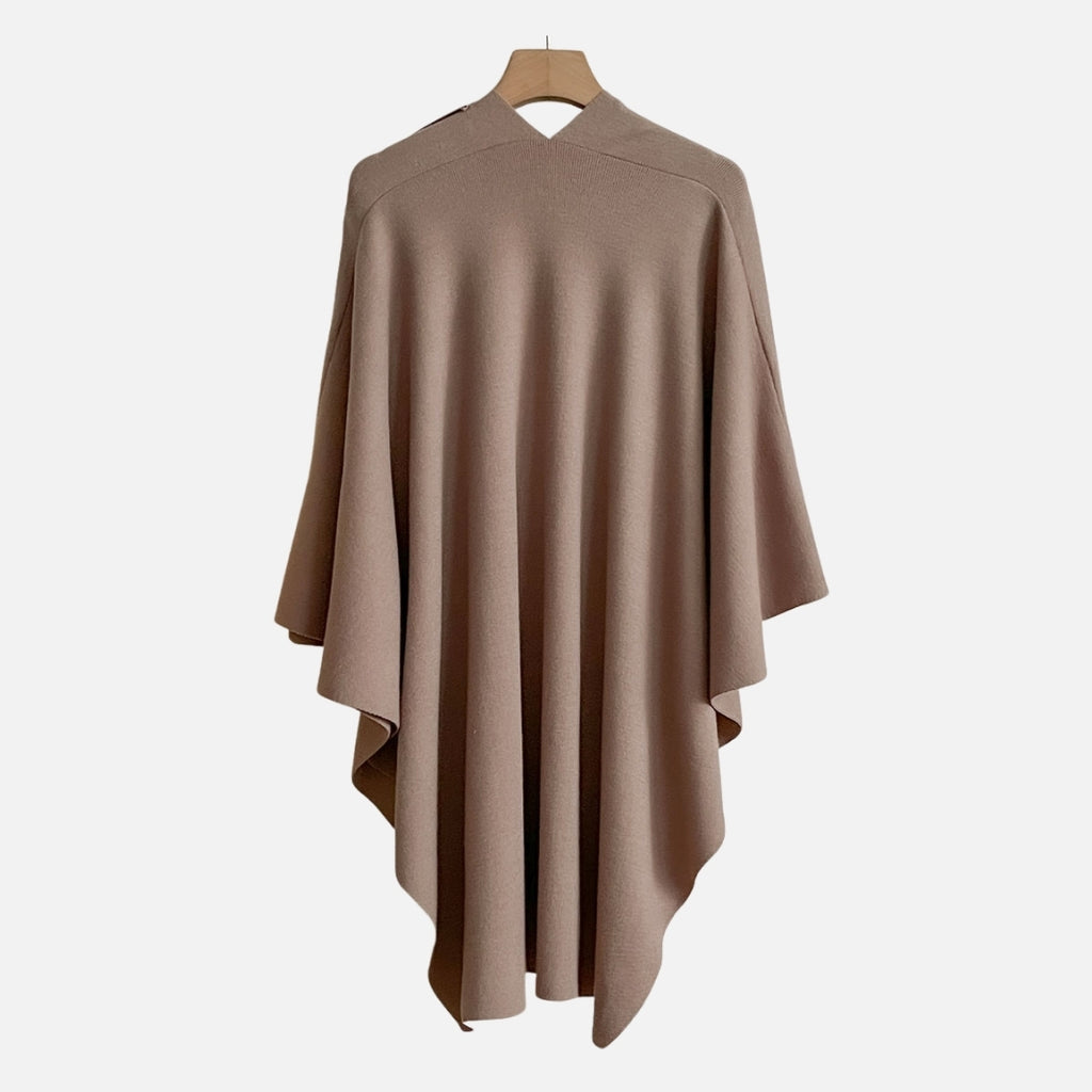 Poncho d'hiver pour femme