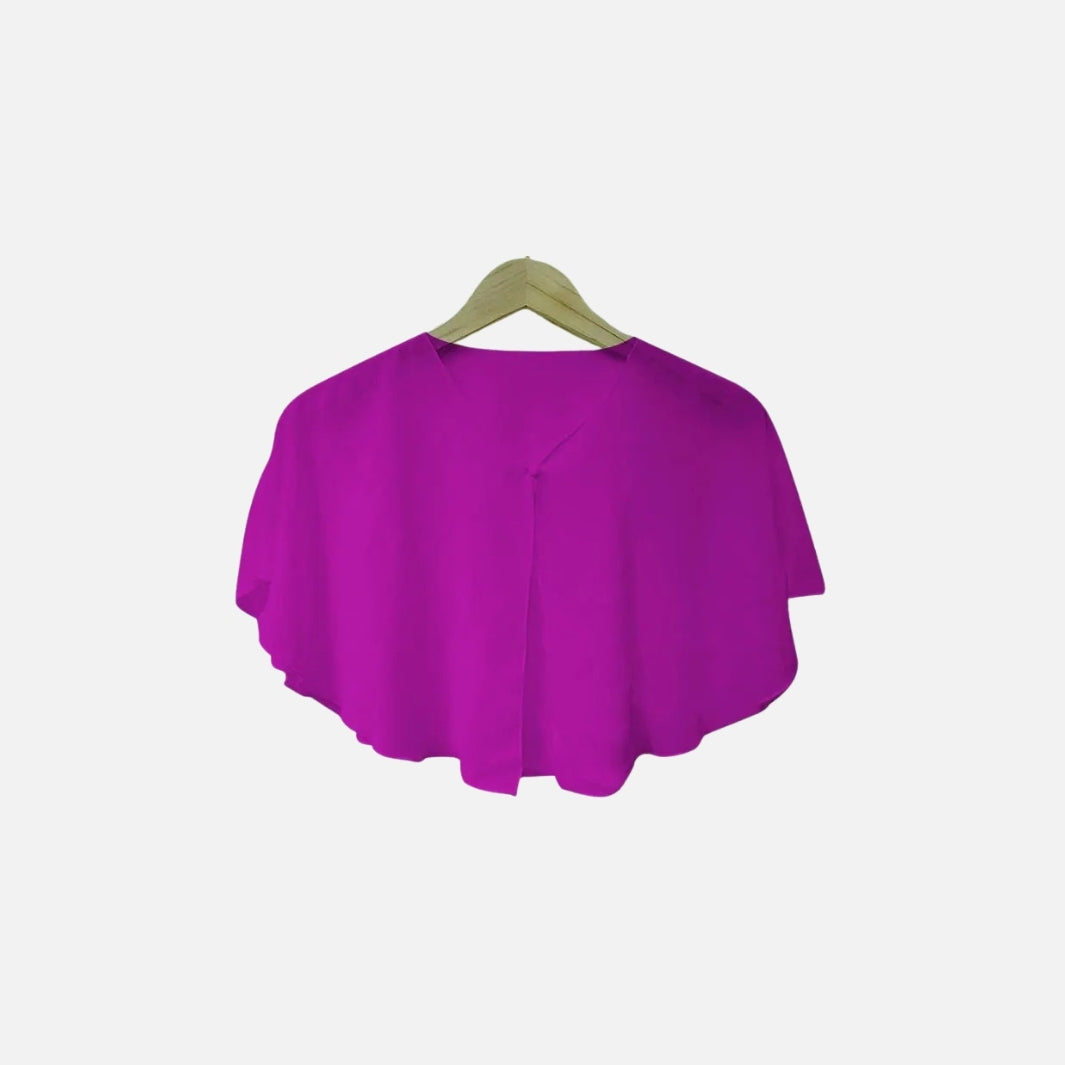 Chale transparent de soirée pour femme