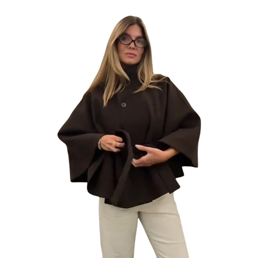 Poncho-cape chic pour femme