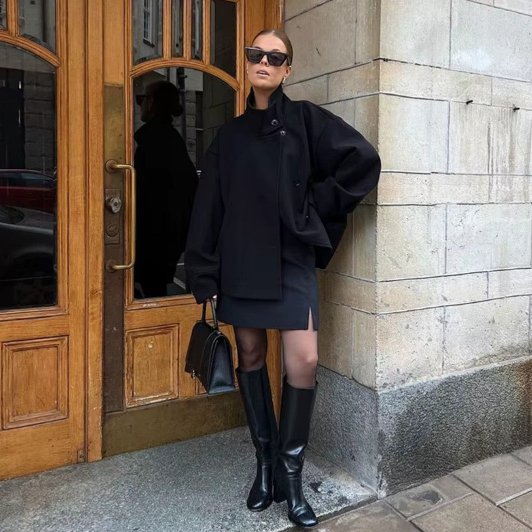 Poncho-cape chic pour femme