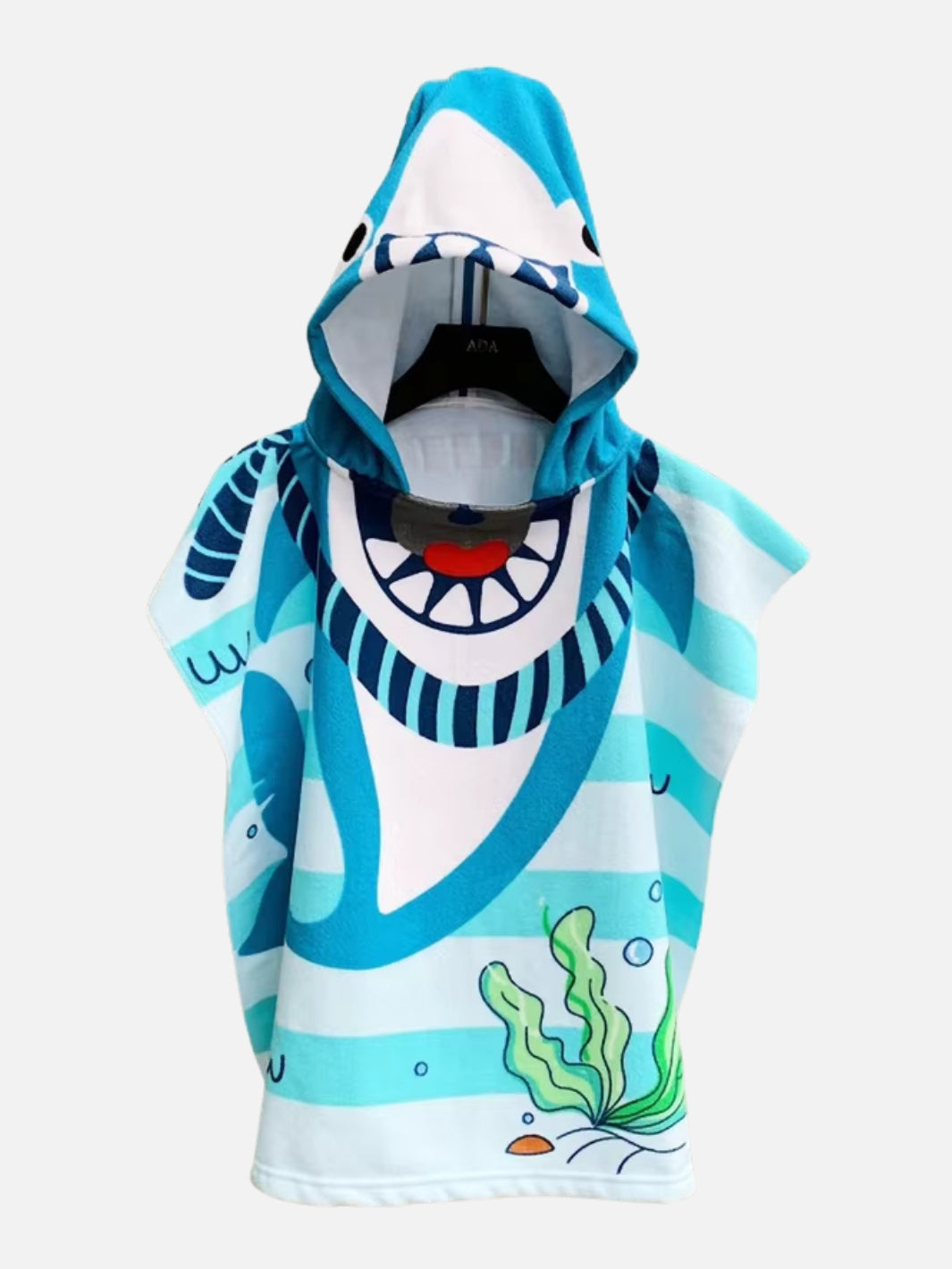 Poncho serviette cartoon de plage pour enfant déguisement