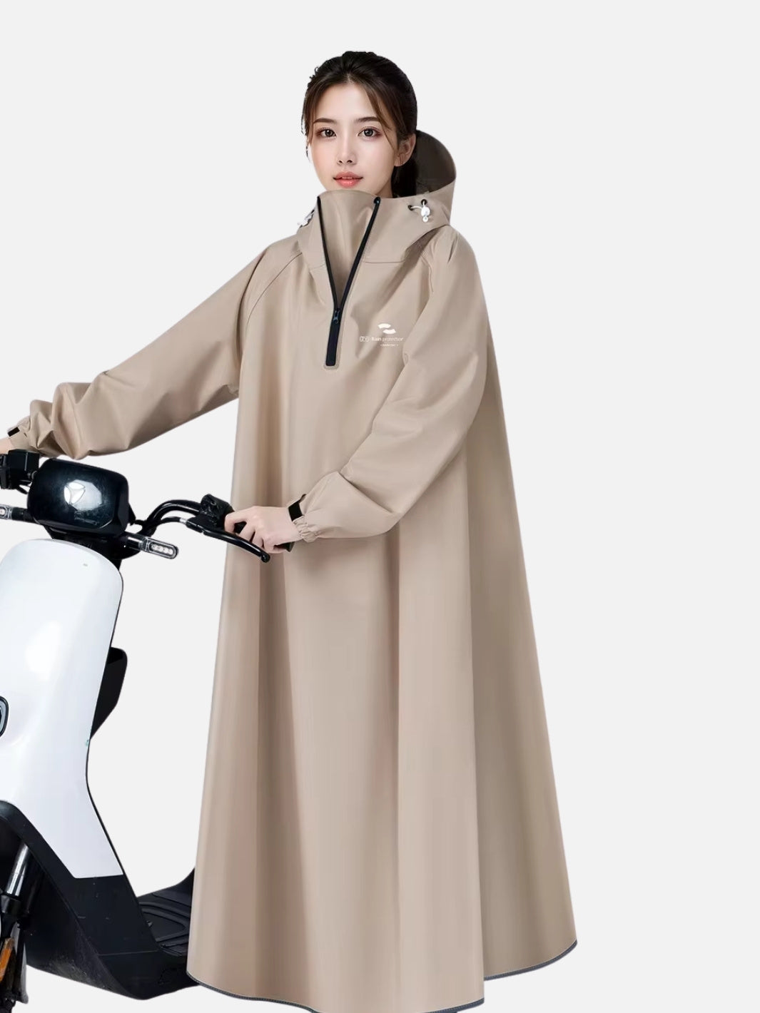 Poncho pluie pour vélo et cyclomoteur