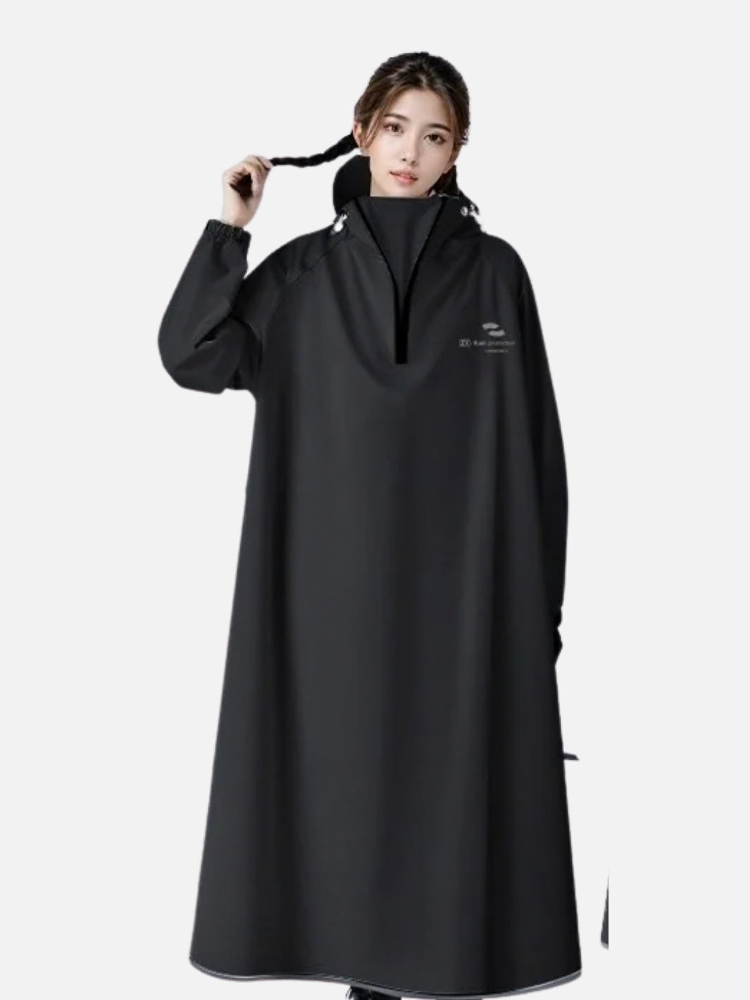 Poncho pluie pour vélo et cyclomoteur