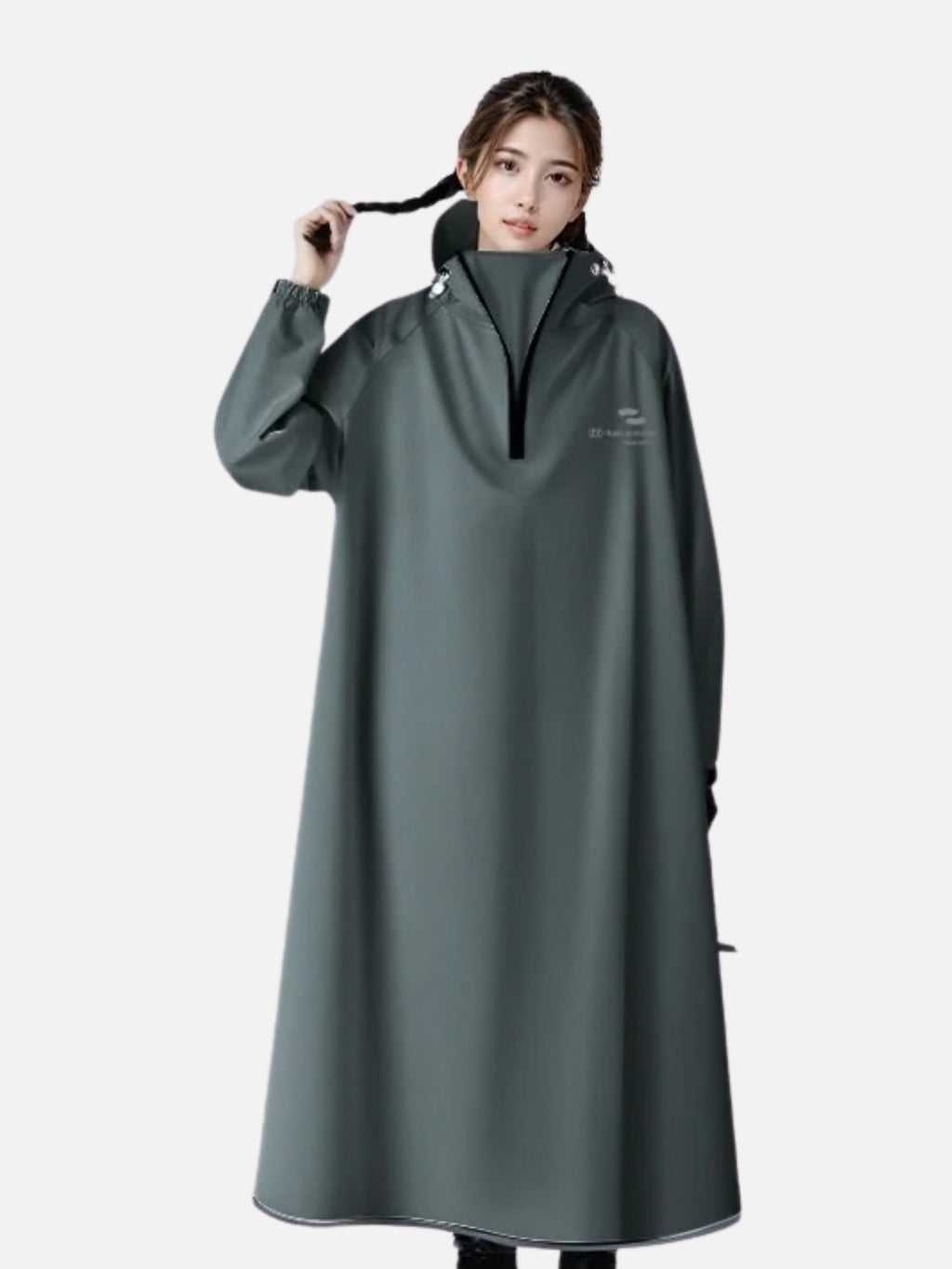 Poncho pluie pour vélo et cyclomoteur