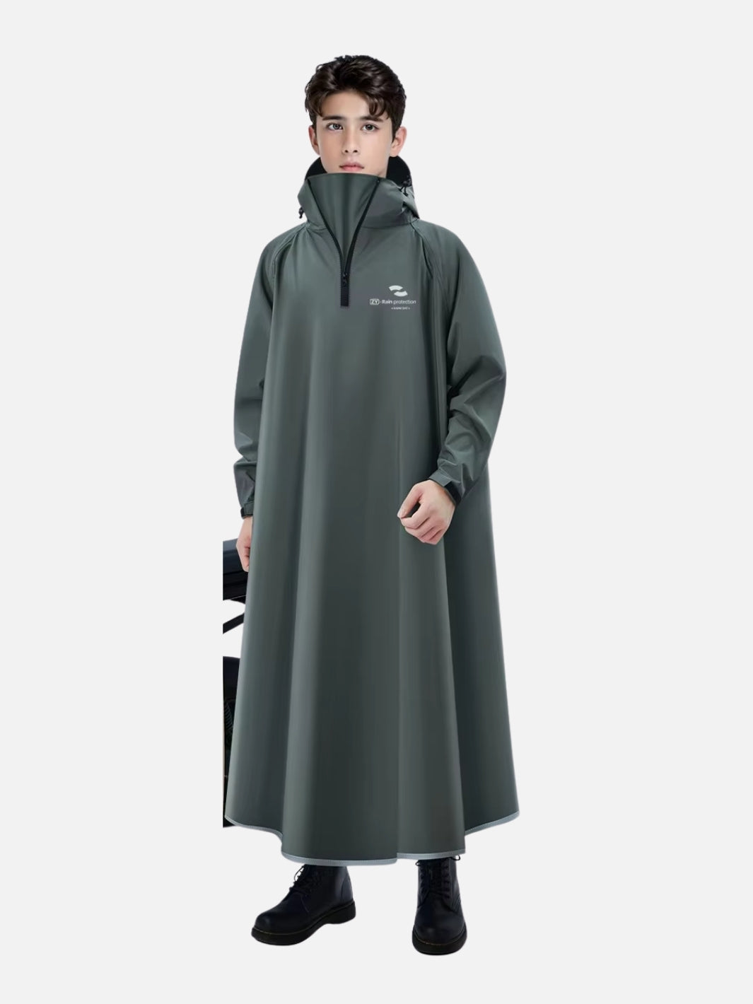 Poncho pluie pour vélo et cyclomoteur