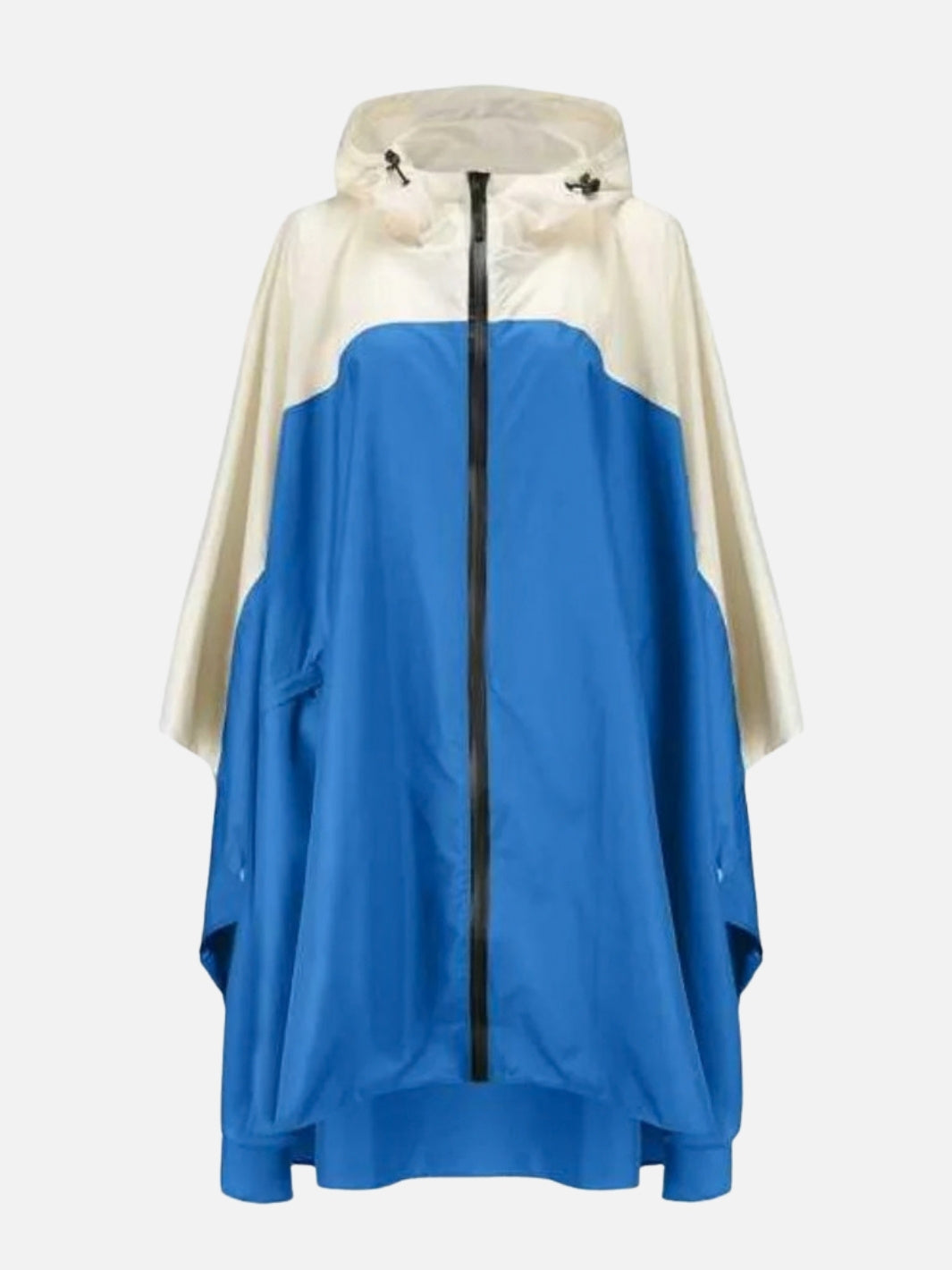 Poncho pluie bicolore