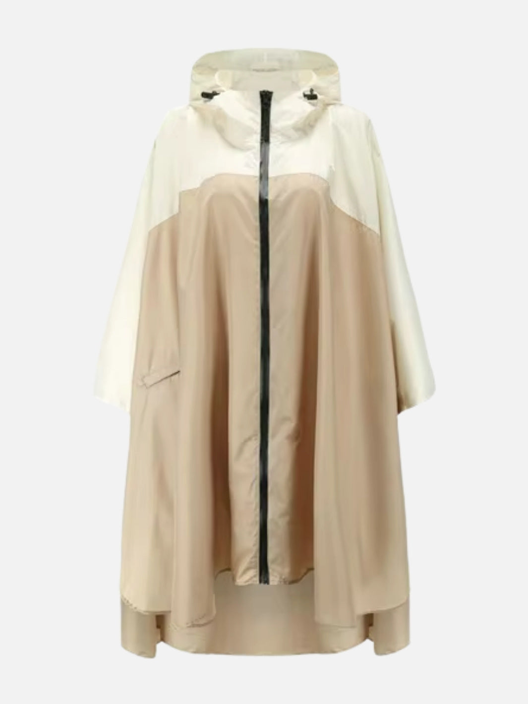 Poncho pluie bicolore