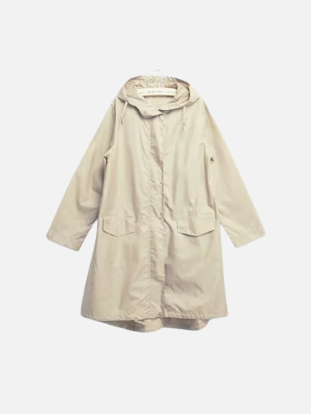Poncho de pluie femme blanc avec fermeture éclair