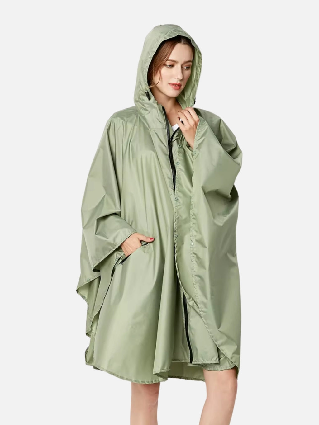 Poncho pluie unicolore