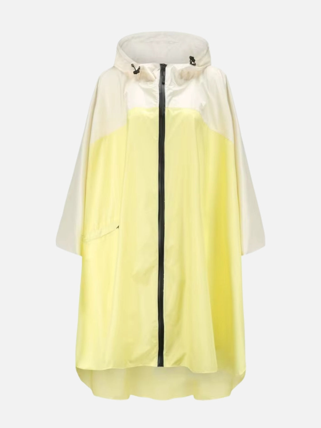 Poncho pluie bicolore