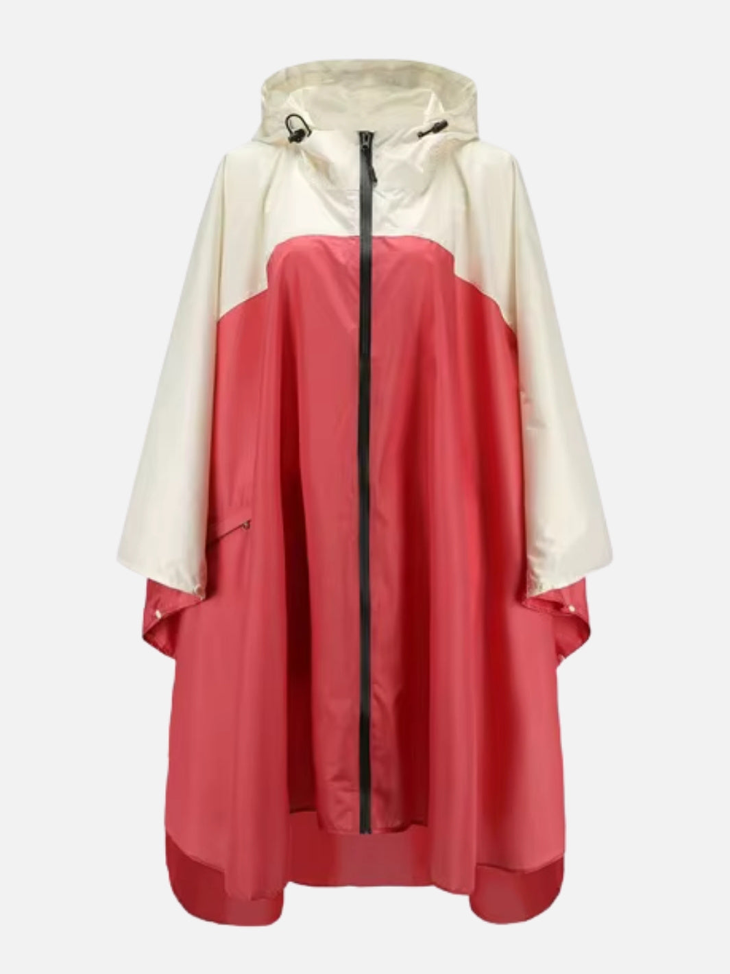 Poncho pluie bicolore
