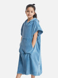Poncho de plage pour se changer enfant 5-12 ans